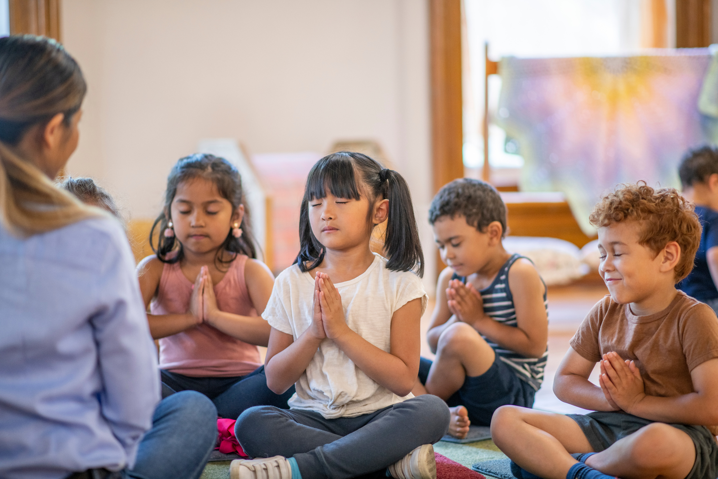 Elementary kids in the classroom